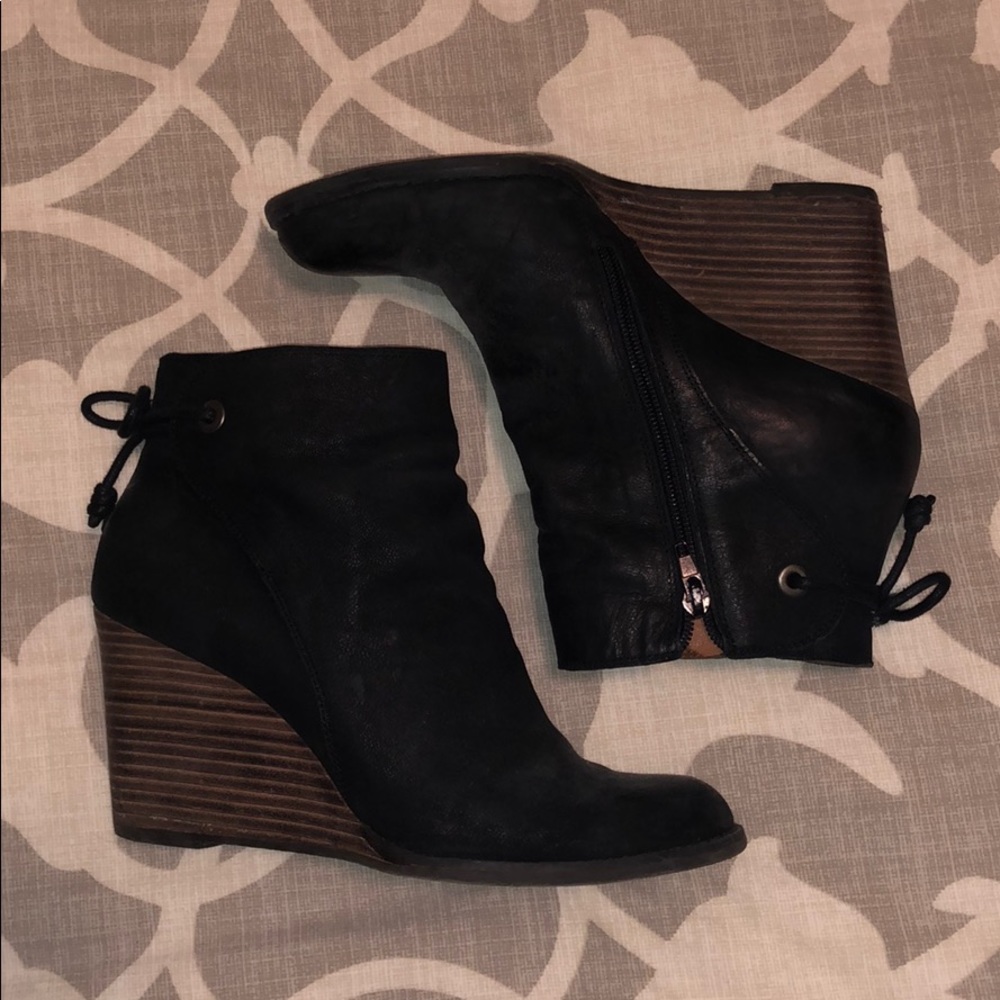 Lucky Brand Wedge Booties